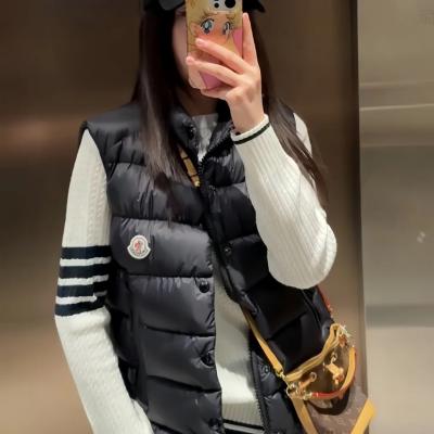 Moncler Enfant Tib 黑色羽绒马甲