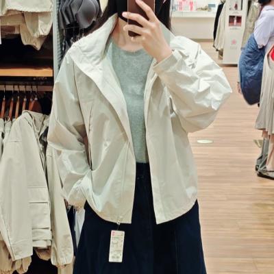 立领防风夹克