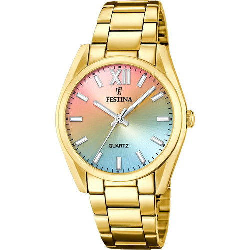 Festina 女士手表 20640-7 - 金色钢带