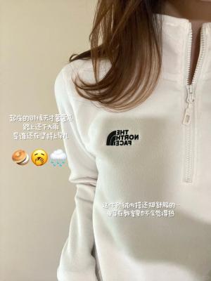 Glacier 女士半拉链短款抓绒上衣