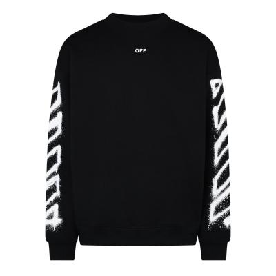 Off-White 女士喷绘箭头卫衣 宽松纯棉