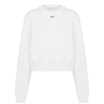 Off-White 女式印花纯棉长袖圆领卫衣