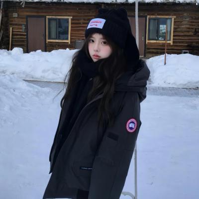 Canada Goose Kids Chilliwack 飞行员夹克 黑色
