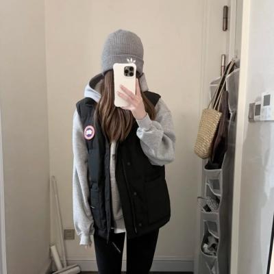 Canada Goose Kids Vanier 羽绒马甲 黑色