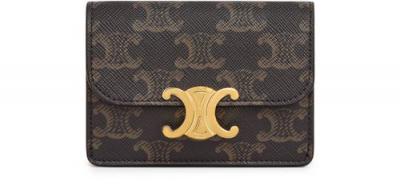 Celine Triomphe 卡包 帆布材质