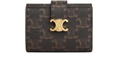 Celine Victoire Triomphe 帆布窄款钱包