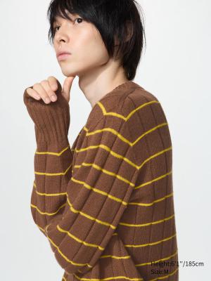 x F.RISSO 3D针织条纹毛衣