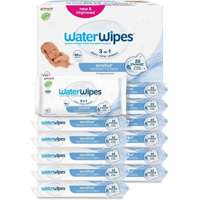 WaterWipes 唯帕丝 Sensitive+ 新生儿婴儿湿巾 12包（共720片）