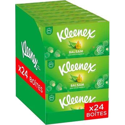 Kleenex舒洁Balsam润肤盒装纸巾 24盒×64抽