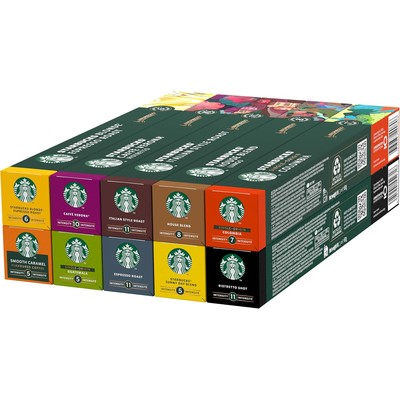 Starbucks星巴克Nespresso兼容咖啡胶囊 混合口味100粒