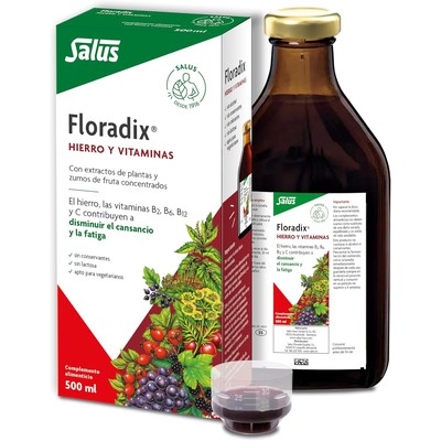 Salus Floradix 铁 + 维生素植物口服液 500ml