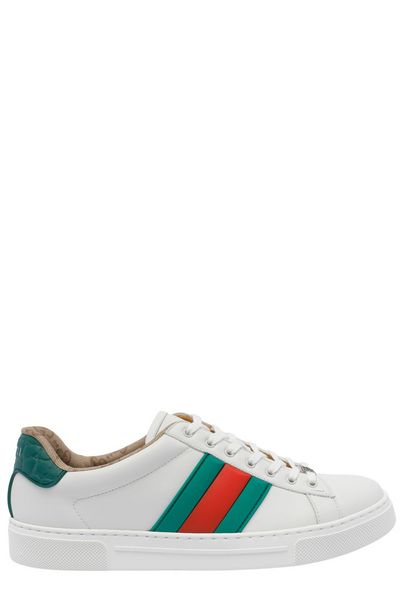 Gucci Ace Web 细节运动鞋