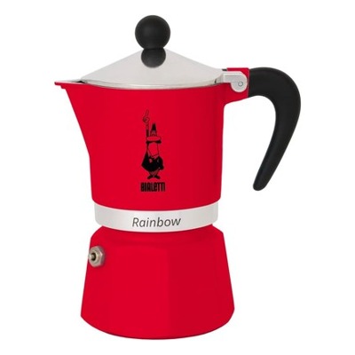 Bialetti 比乐蒂 Rainbow 彩色铝制摩卡壶1 杯量