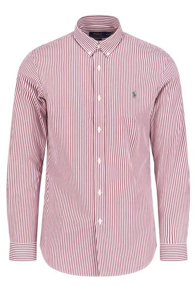 Polo Ralph Lauren All Fit弹性斜纹布条纹衬衫