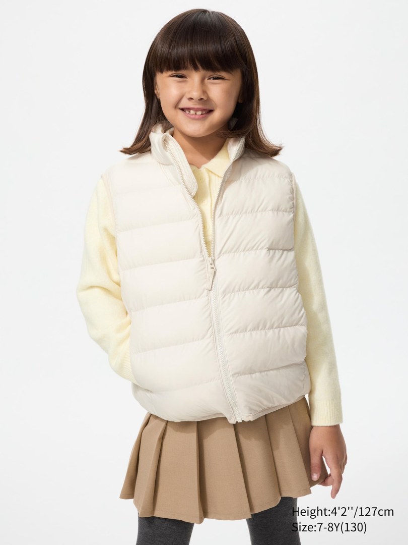 Uniqlo 童装 PUFFERTECH 可水洗羽绒背心