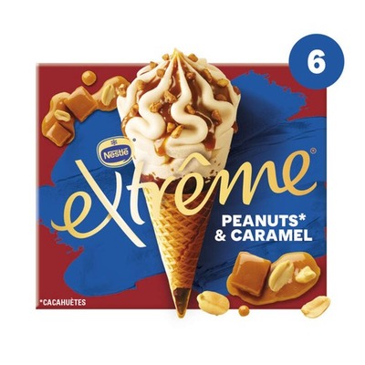 Extrême 花生焦糖甜筒 6支装