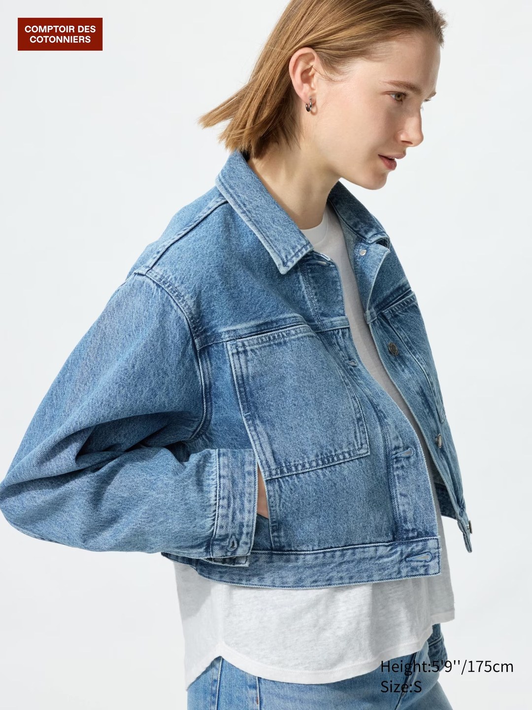 Comptoir des Cotonniers 联名短款牛仔夹克