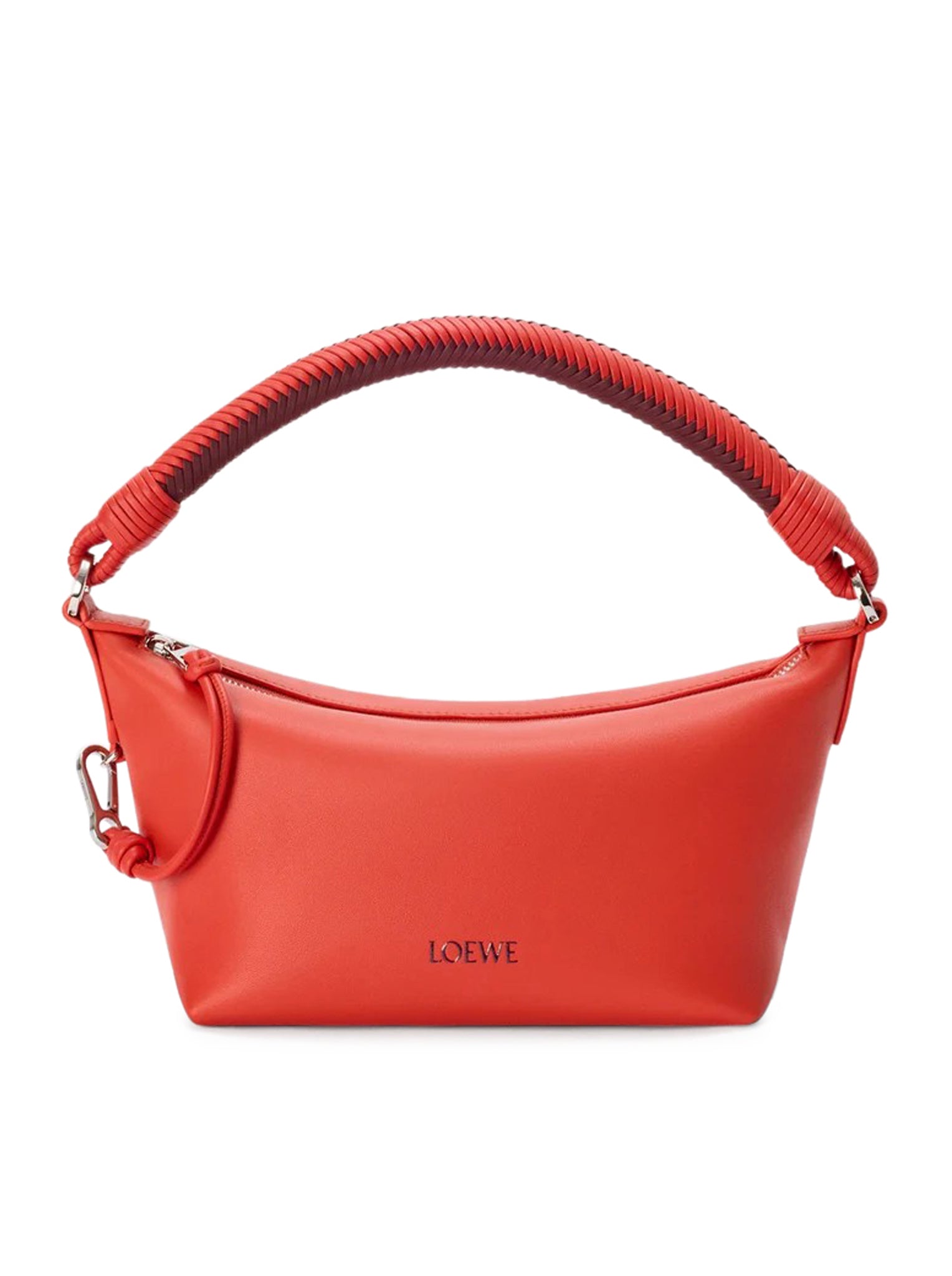 Loewe 罗意威 Cala 迷你羊皮纳帕手袋 日出橙粉铜红