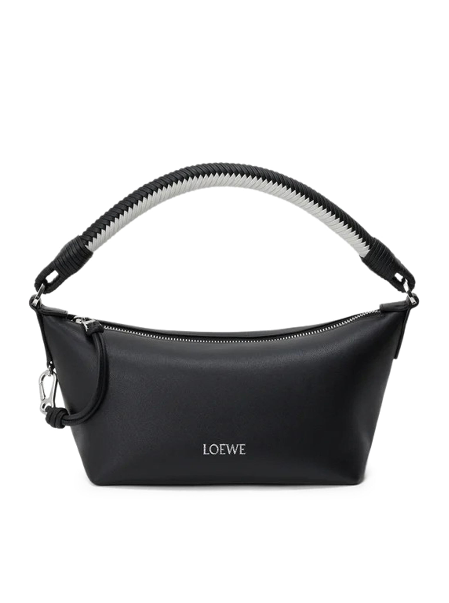Loewe 罗意威 Cala 迷你羊皮纳帕手袋 黑/柔白