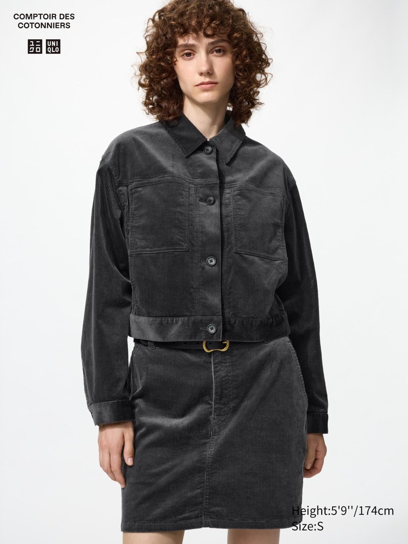 Uniqlo 女装 灯芯绒短夹克