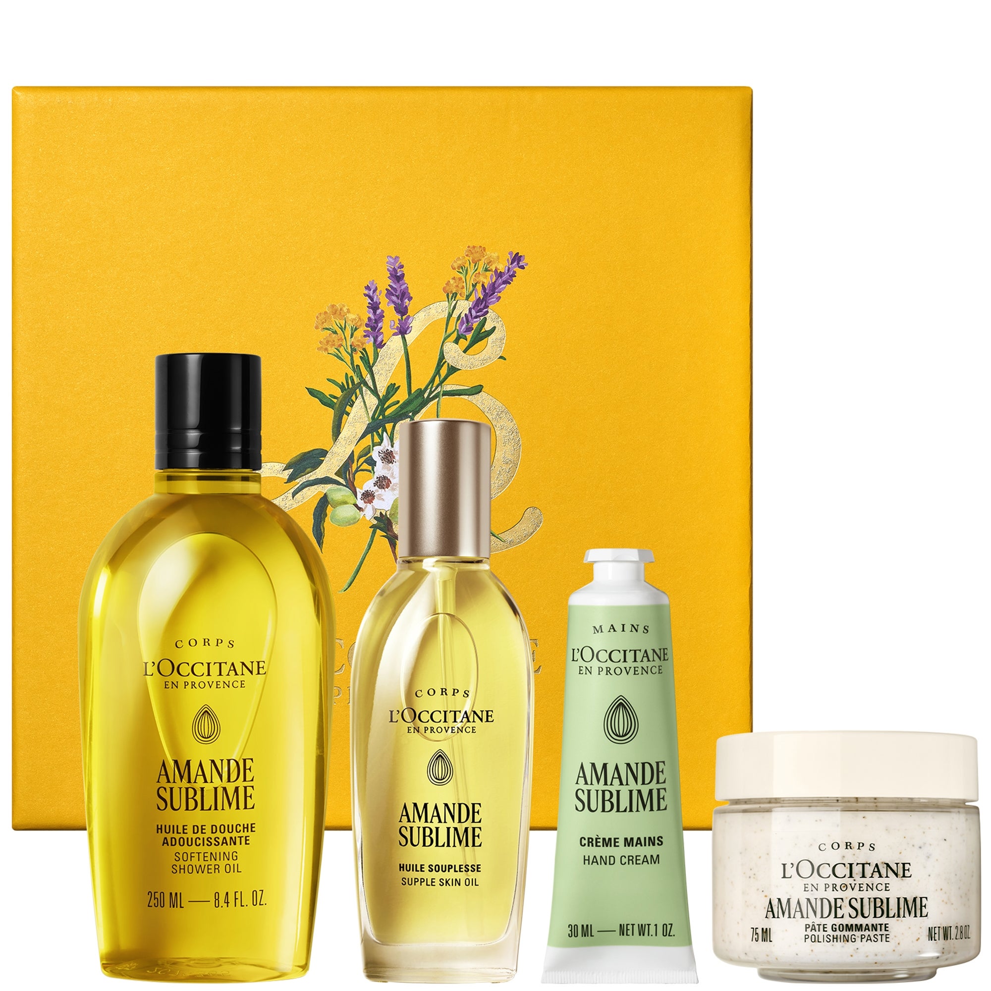 L'Occitane 甜扁桃身体护理四件套