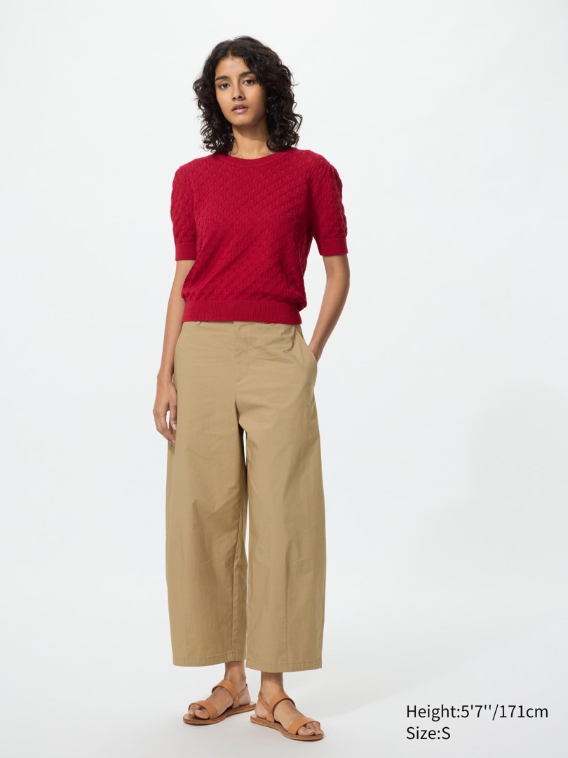 Uniqlo 女装 锥形九分裤 Barrel Ankle