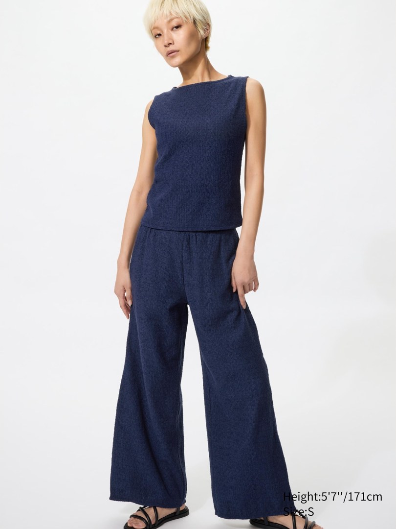 Uniqlo 女装 松紧抽褶休闲裤