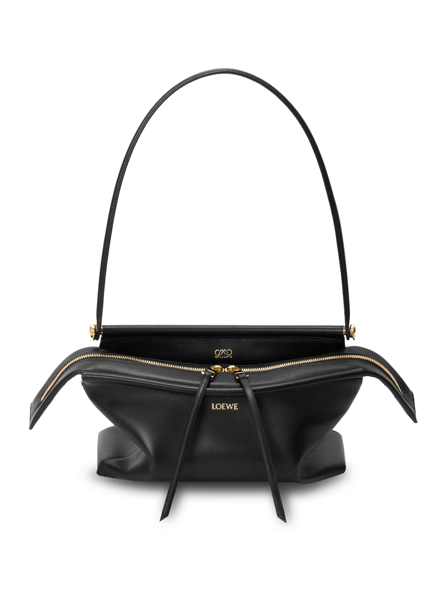 Loewe 罗意威 Whisker 小号皮革手袋 黑色