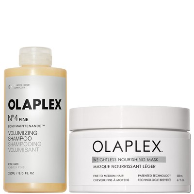 OLAPLEX 4号细软发洗发水＋轻盈发膜组合