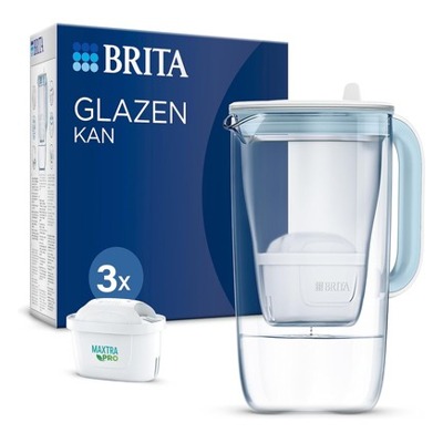 碧然德 BRITA 玻璃滤水壶+ 3 枚 MAXTRA PRO Pure