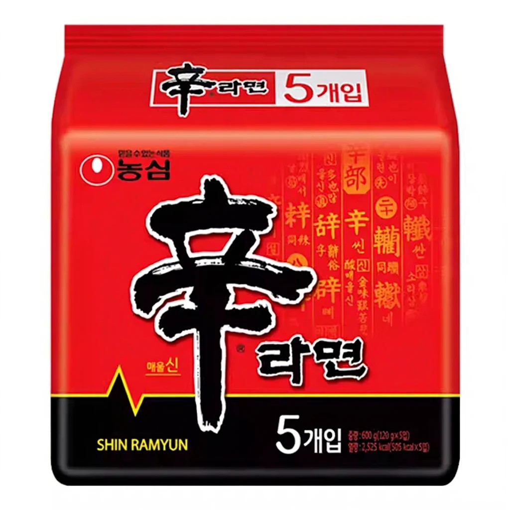 Nongshim 辛拉面 5 连包