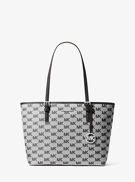 Jet Set 中号提花手提包