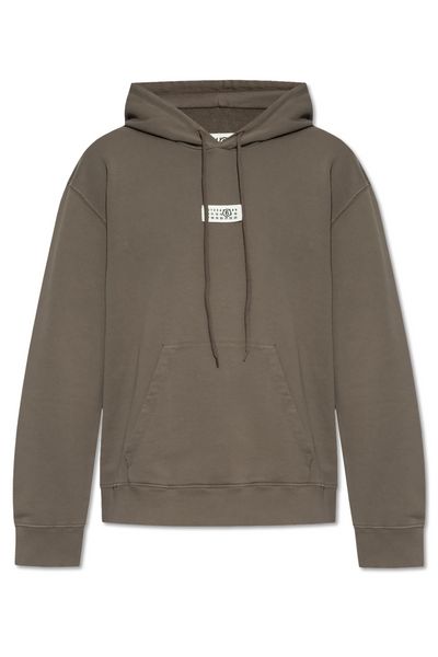 Sweat à capuche à cordon MM6 Maison Margiela à motif chiffres