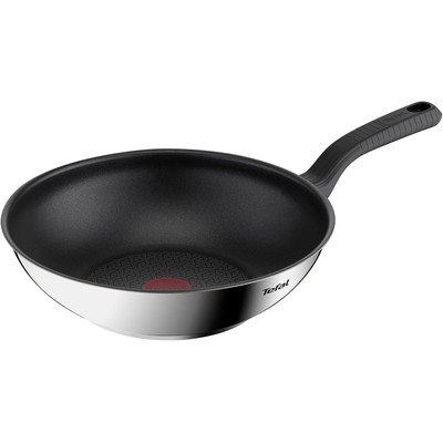 Tefal特福Comfort Max不锈钢炒锅 28cm 电磁炉适用