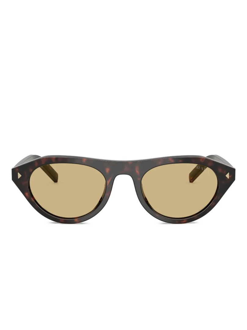Prada Eyewear 金属徽标太阳镜