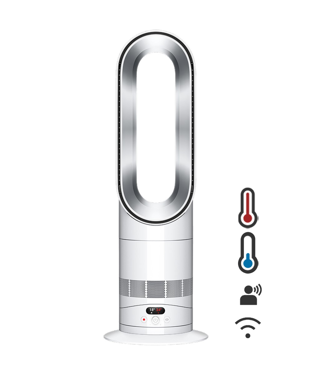 Dyson Hot+Cool HF1 Remote Link 暖风扇 白/银色