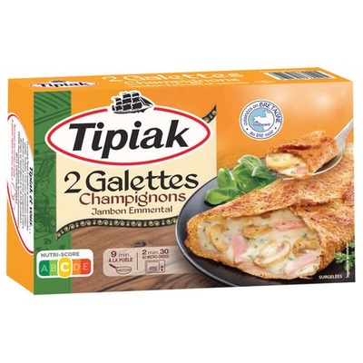 Tipiak 蘑菇火腿芝士煎饼 2×125g