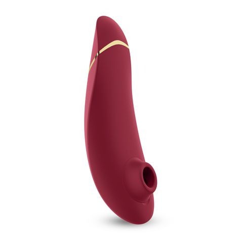 Womanizer Premium 2 吸吮按摩器 酒红