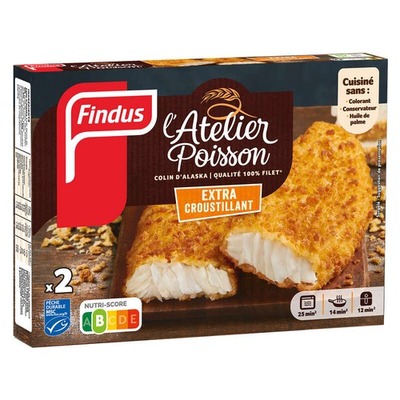 Findus 阿拉斯加鳕鱼酥脆块 250g