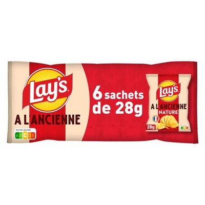 Lay's 古法原味薯片 6×28g