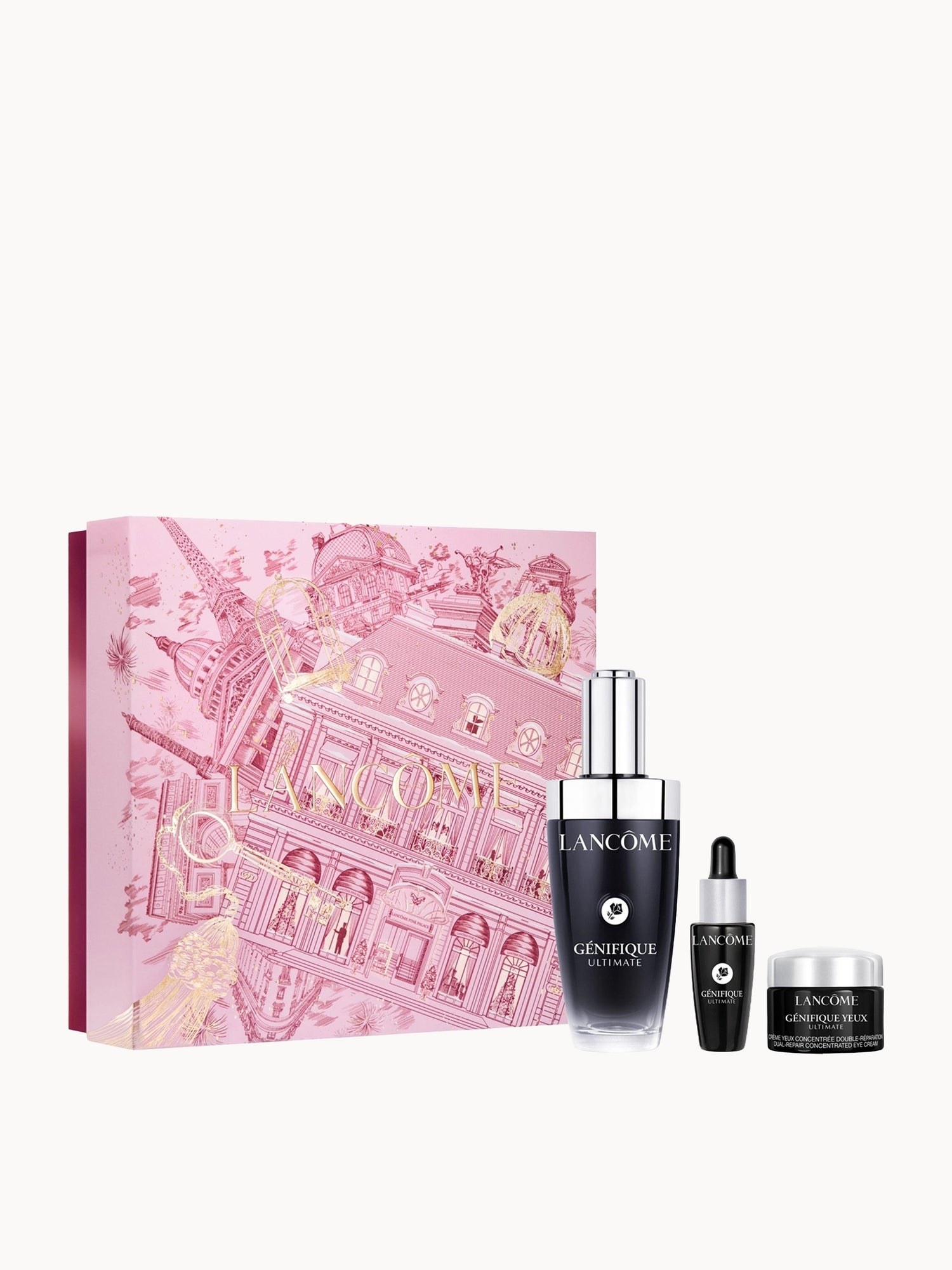 兰蔻小黑瓶三件礼盒|精华50ml+10ml+眼霜5ml