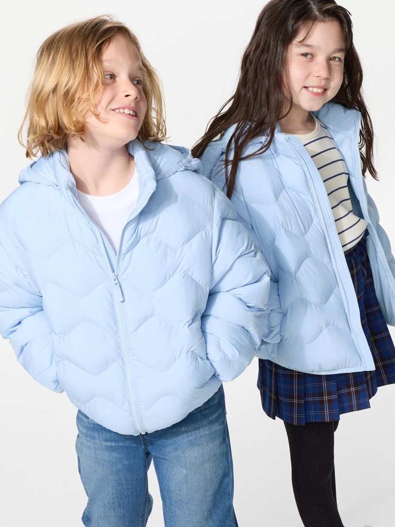 Uniqlo 童装 PUFFERTECH 可水洗派克大衣