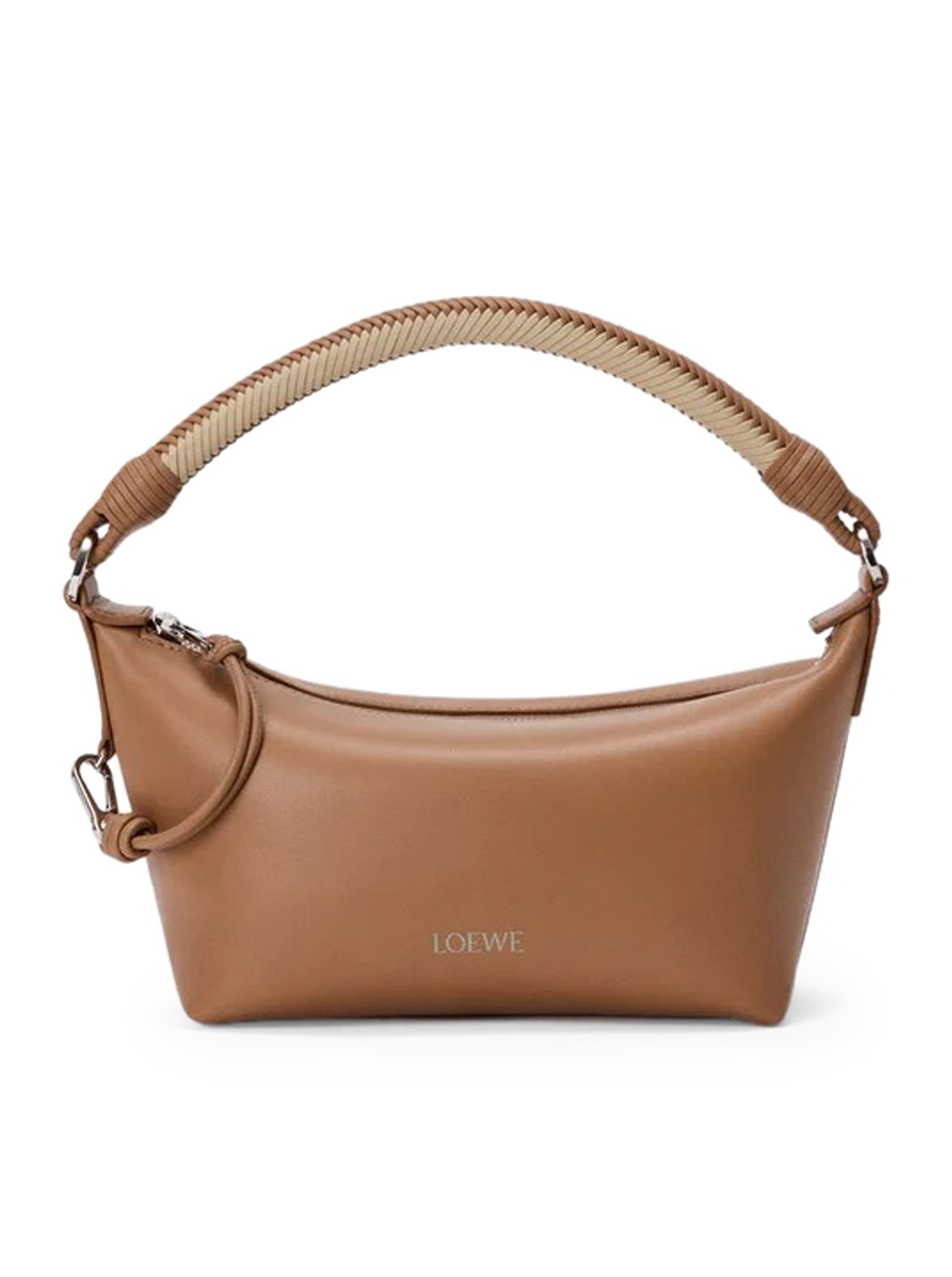 Loewe 罗意威 Cala 迷你羊皮纳帕手袋 摩卡米