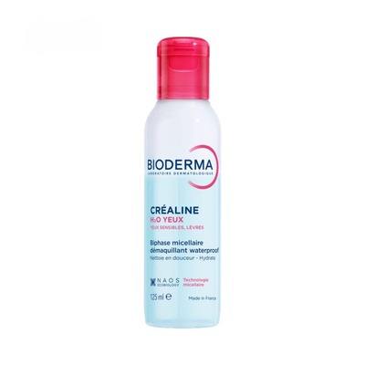Bioderma贝德玛Créaline H2O Yeux水油双层眼唇卸妆液 125ml