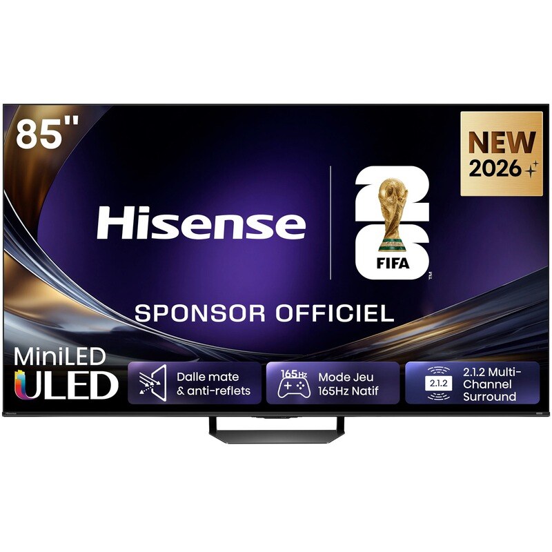 Hisense 85U7S Pro 85寸 Mini LED QLED 4K电视
