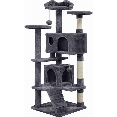 Yaheetech 猫爬架 139cm·双猫窝