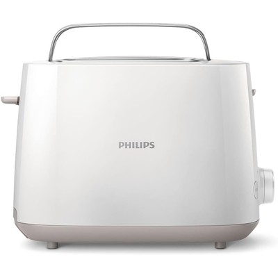 Philips 飞利浦 Daily Collection 双槽多士炉（8档烘烤，带解冻和加热，白色）