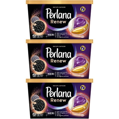 3 x Perlana Renew 洗衣凝珠 1 次/颗