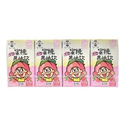 旺旺蜜桃汁 125ml×4盒