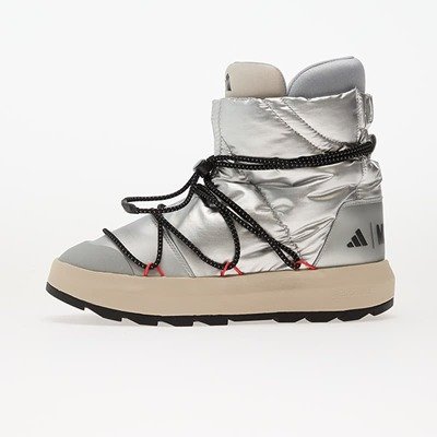 adidas x Moon Boot Ace Metallic Silver/ Core Black/ Lucid Red